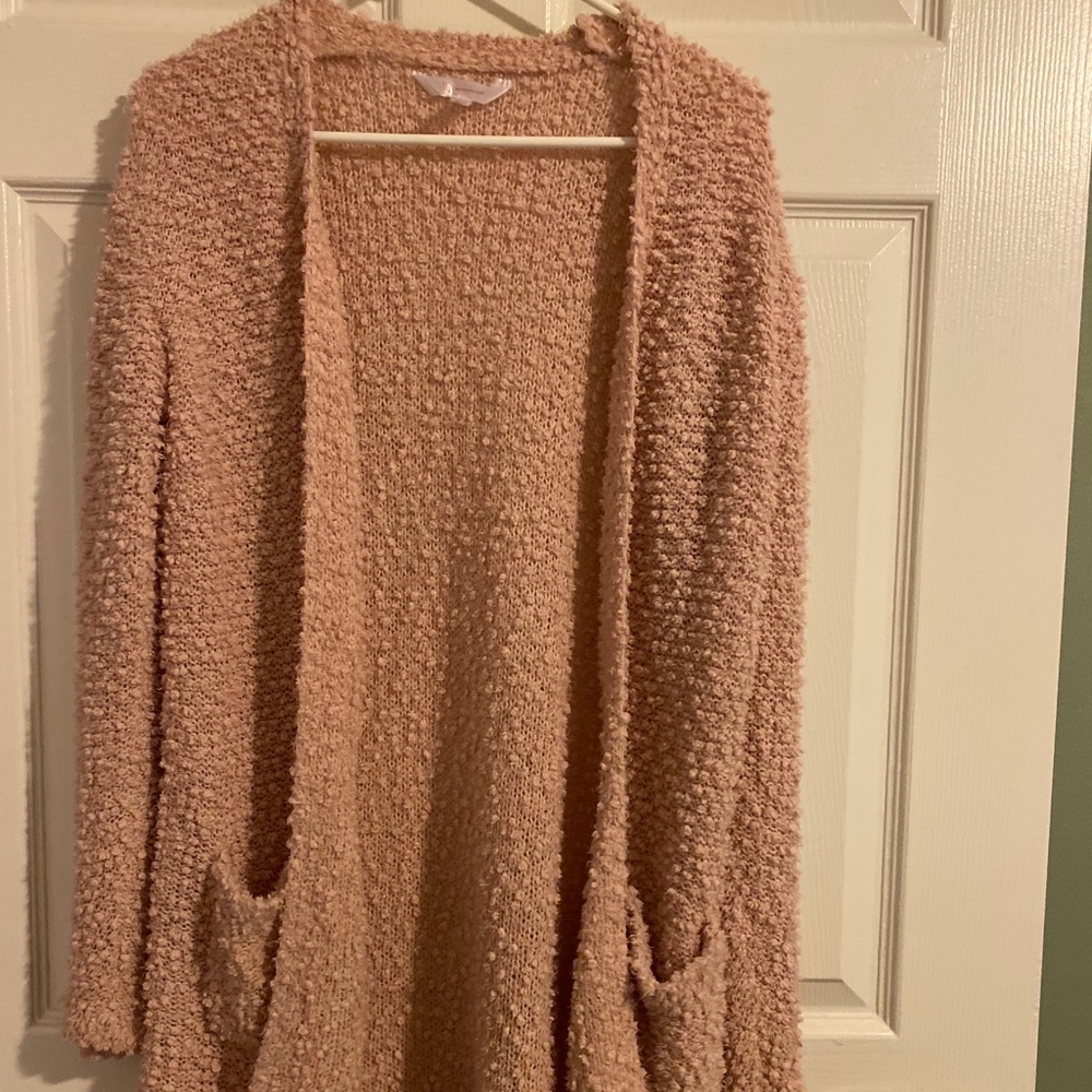 Blush pink cardigan